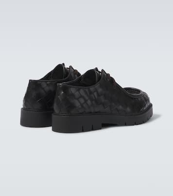 Haddock Intrecciato leather Derby shoes | Bottega Veneta