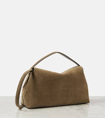T-Lock suede tote bag | Toteme