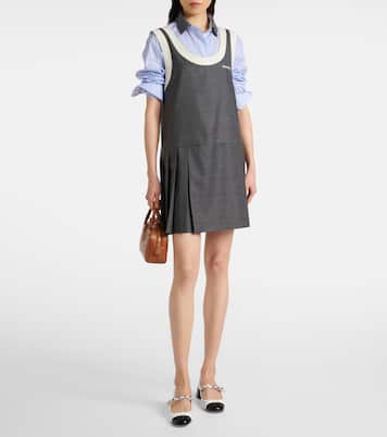 Escarpins slingback en cuir verni | Miu Miu