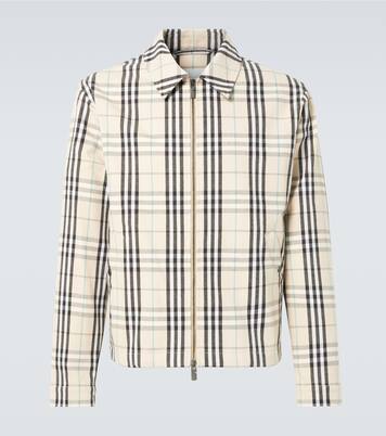 Burberry Check cotton jacket | Burberry