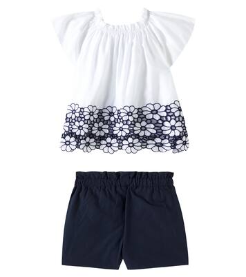 Bebé - vestido de algodón con lazo | Patachou