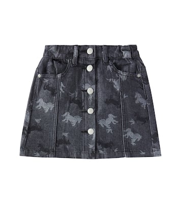 Bera jacquard denim skirt | Molo
