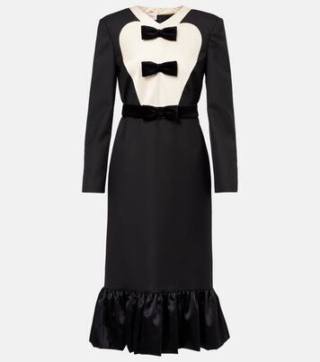 Midikleid aus Schurwolle | Valentino