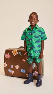 Printed cotton shirt | Fábula