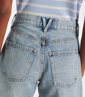 High-rise denim shorts | Veronica Beard