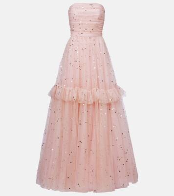 Robe longue à sequins | Jenny Packham