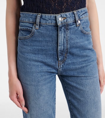 Jeans rectos Ruler de tiro cropped | Frame