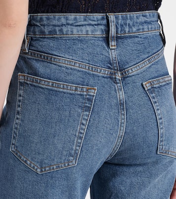 Jeans rectos Ruler de tiro cropped | Frame