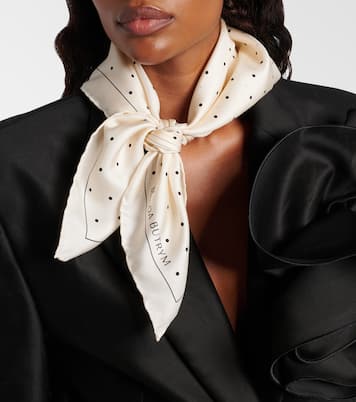 Polka-dot silk scarf | Magda Butrym