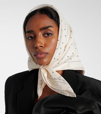 Polka-dot silk scarf | Magda Butrym