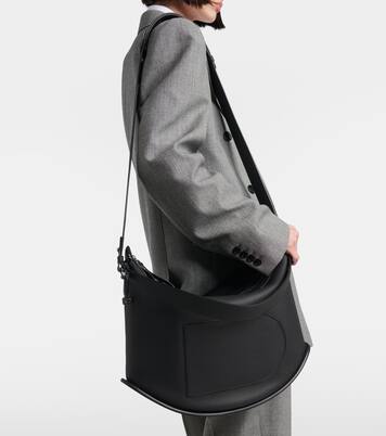 Schultertasche Pin Swing XL aus Leder | Delvaux