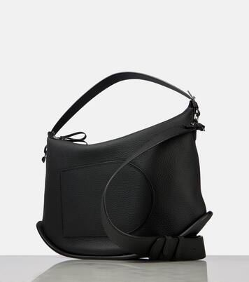 Schultertasche Pin Swing XL aus Leder | Delvaux