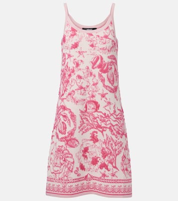 Minikleid Underwater Barocco aus Jacquard-Strick | Versace