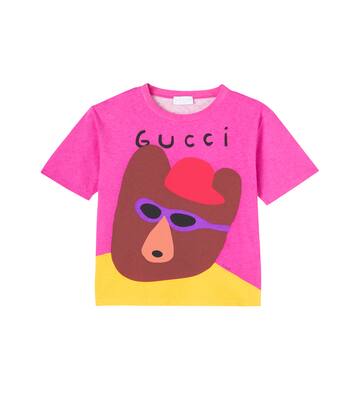 X Euan Roberts T-Shirt aus Baumwoll-Jersey | Gucci Kids