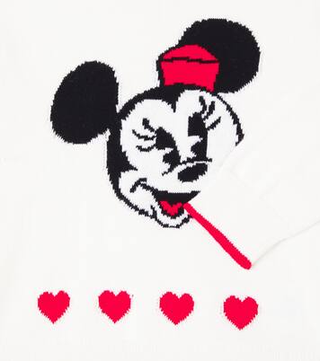 Intarsia cotton and wool sweater | Monnalisa