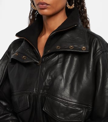 Oversize-Lederjacke Dorry | Isabel Marant