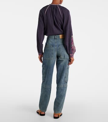 High-Rise Cargo-Jeans Nayla | Marant Etoile