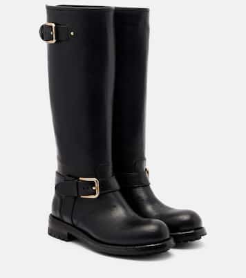 Leather biker boots | Dolce&Gabbana