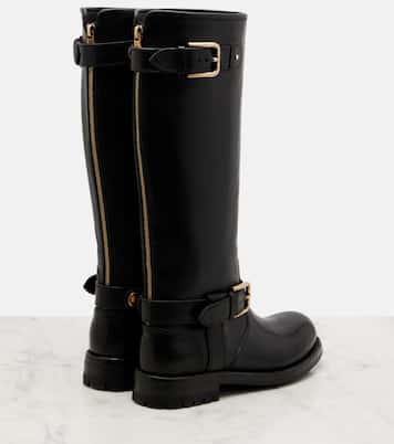 Leather biker boots | Dolce&Gabbana