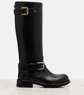 Leather biker boots | Dolce&Gabbana