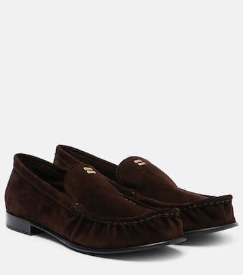 Loafers aus Veloursleder | Miu Miu