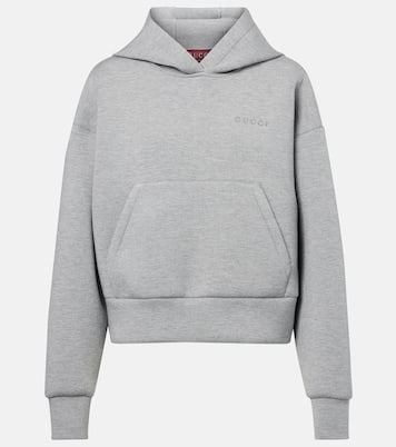 Logo jersey hoodie | Gucci