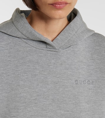Logo jersey hoodie | Gucci