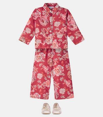 Floral chiffon pajamas | Patachou