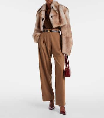 Escarpins Jett D'Orsay 85 en cuir verni | Khaite