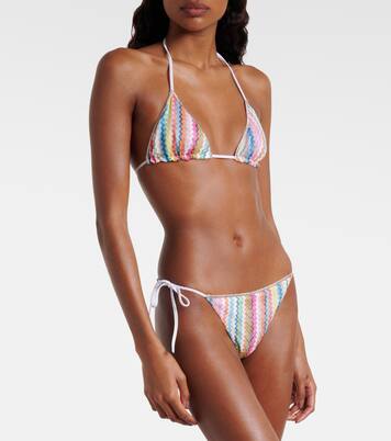Zigzag lamé bikini | Missoni