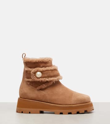 Ankle Boots Meena aus Veloursleder | Jimmy Choo