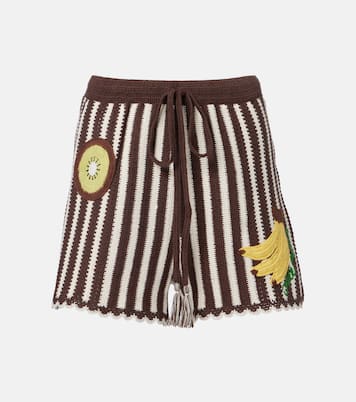 Shorts Sundae de croché de algodón bordados | Alémais