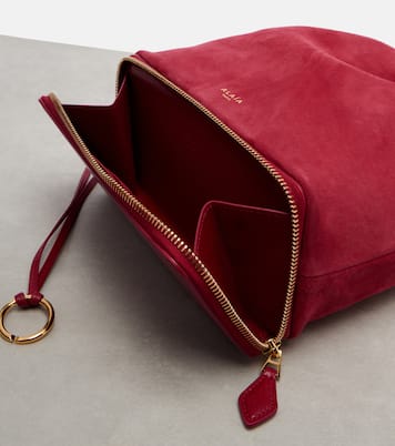 Bucket Bag Le Pochon aus Veloursleder | Alaïa