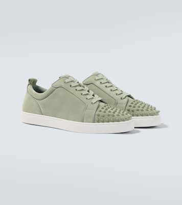 Louis Junior Spikes suede sneakers | Christian Louboutin