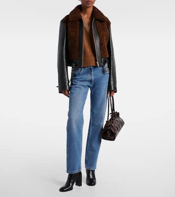 Ankle Boots 85 aus Leder | Prada