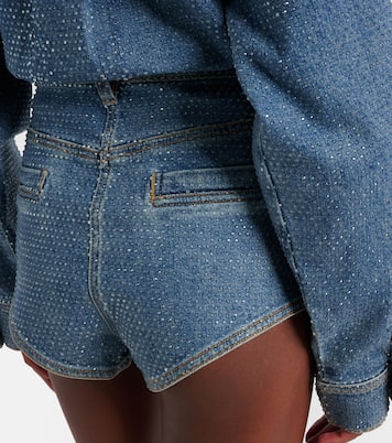 Combi-short en jean à ornements | Self-Portrait