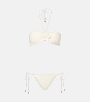 Awaken crochet cotton bikini | Zimmermann
