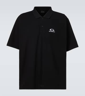 Polo en coton à logo | Balenciaga