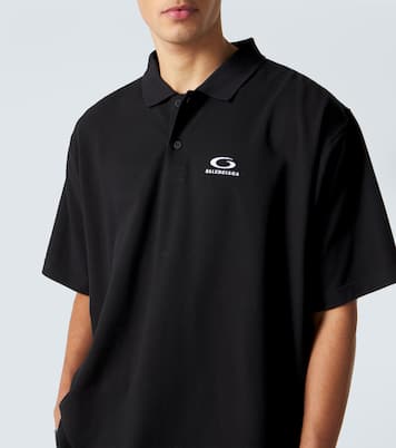 Polo en coton à logo | Balenciaga