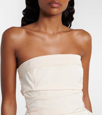 Abito bustier in cotone e seta | Magda Butrym