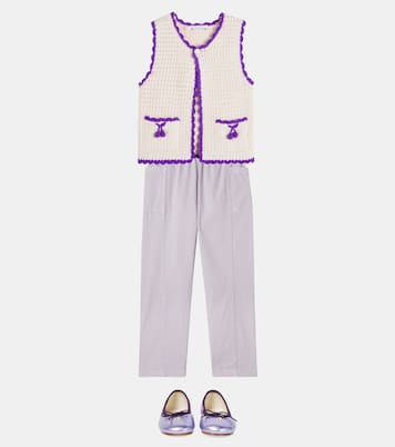 Weste Laila aus Häkelstrick | Bonpoint