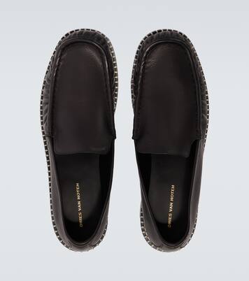 皮革乐福鞋 | Dries Van Noten