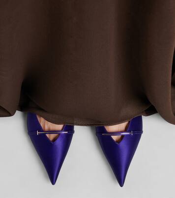 Slippers Julianne aus Satin | Tom Ford