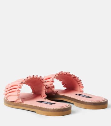 Pantoletten DG aus Leder | Dolce&Gabbana Kids