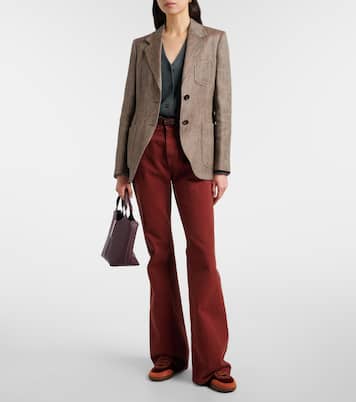 Sneakers Tabs aus Samt mit Leder | Tod's