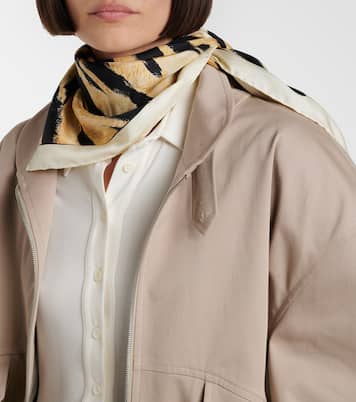 Printed silk scarf | Magda Butrym