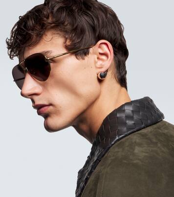Lunettes de soleil aviateur Drop | Bottega Veneta