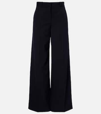 Dender wool gabardine wide-leg pants | The Row
