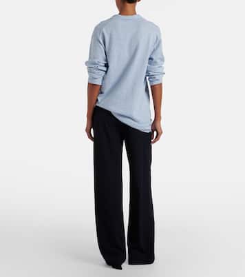 Dender wool gabardine wide-leg pants | The Row