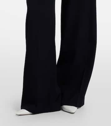Dender wool gabardine wide-leg pants | The Row